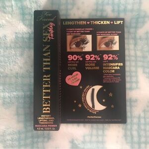 Too Faced Better Than Sex Foreplay 24 Hr Lash Primmer Travel Sz Mascara Primer